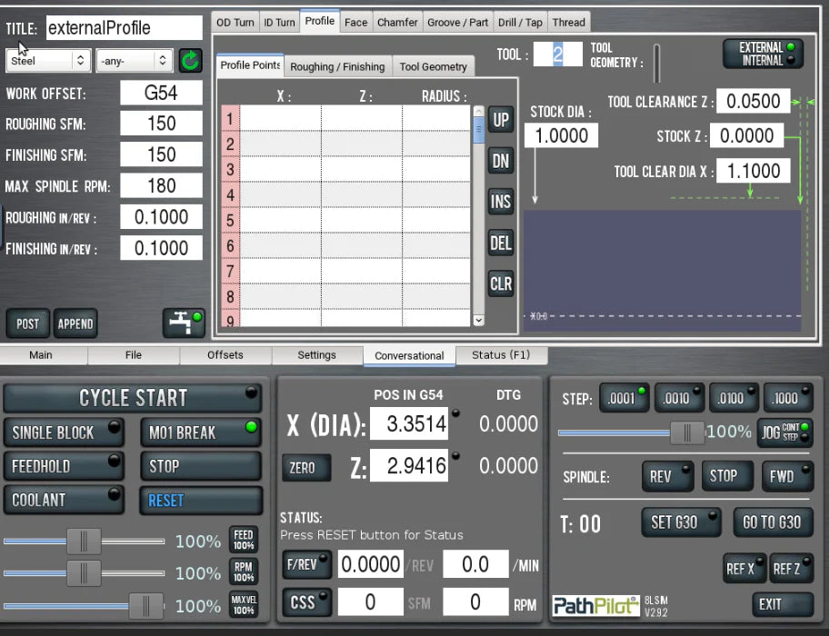 CNC Single Part Setup Fee