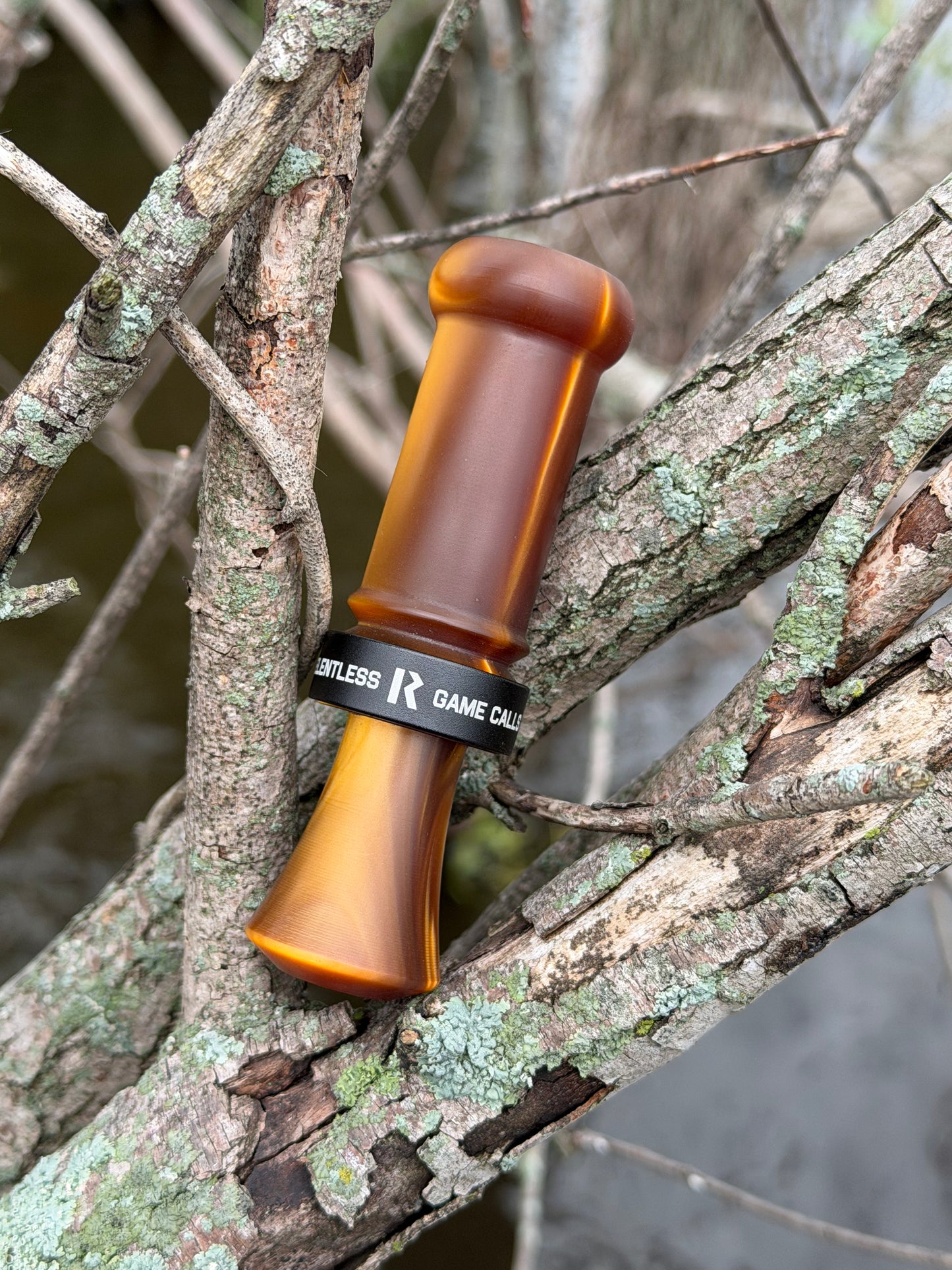 Brown pearl cutdown duck call