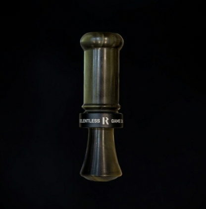 green and black cutdown duck call